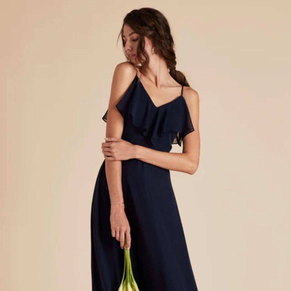 Birdy Grey Jane Convertible Chiffon Navy Dress